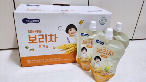 베베쿡 처음먹는 유기농 보리차
