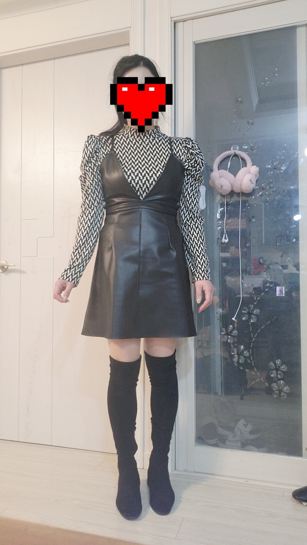 대박난박양 레더레트 뷔스티에