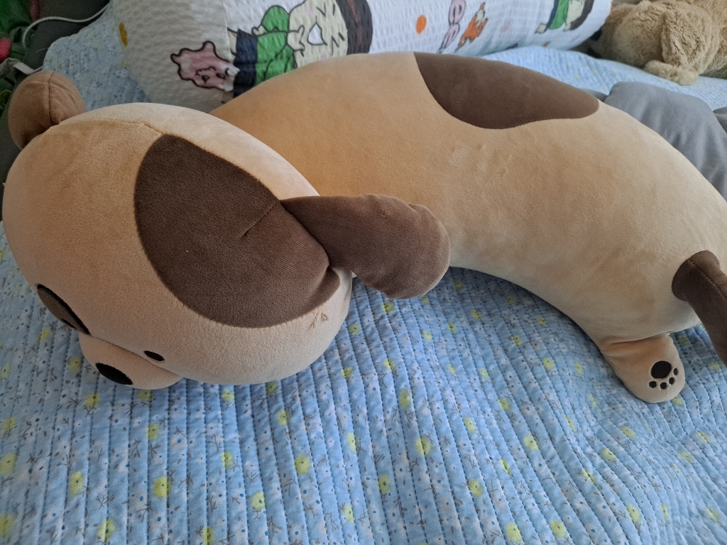 메세 모찌 댕냥이 라잉 바디필로우 쿠션 인형