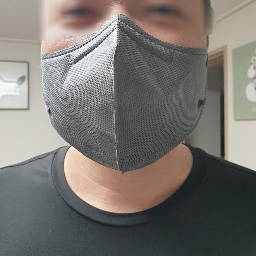 얼큰이마스크 KF94 새부리형 국산 귀안아픈 귀편한 숨쉬기편한 마스크 특대형 빅사이즈 리뷰 후기