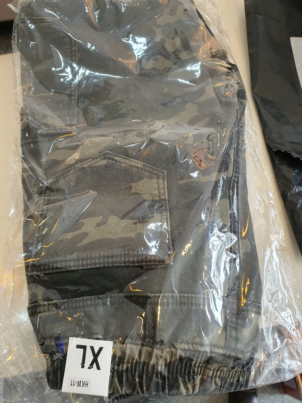 앤더데이 포그니 기모본딩 카고팬츠