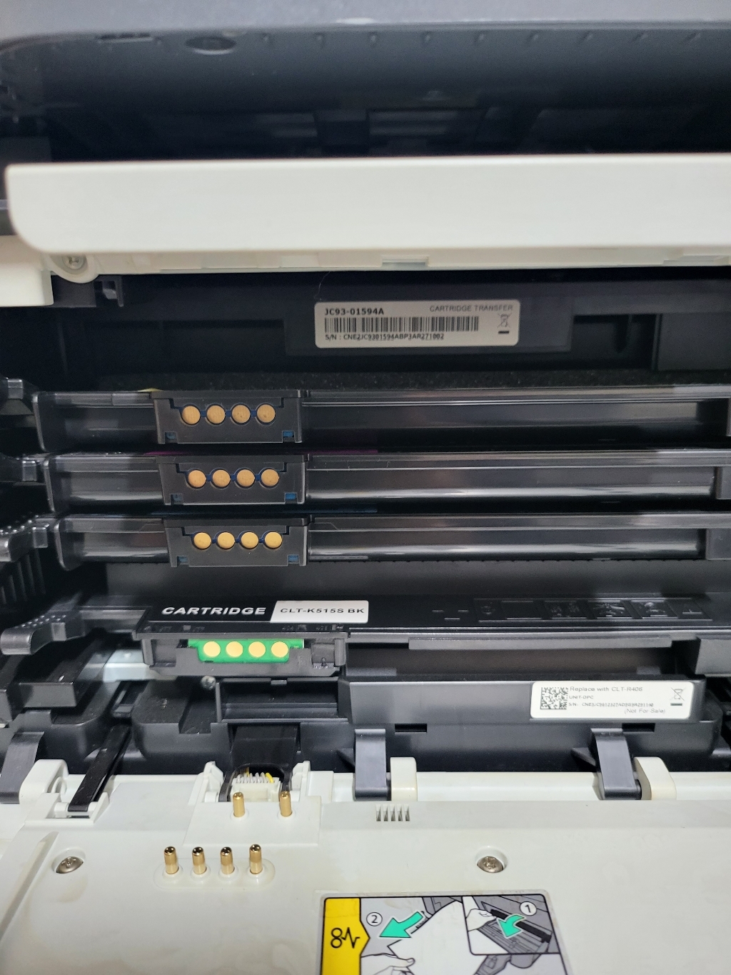 삼성 CT-K515S 검정/파랑/빨강/노랑/세트 최신칩 S-C515 C515W C565W C565FW CT-515 C515S 515S Y515S 재생 환 토너
