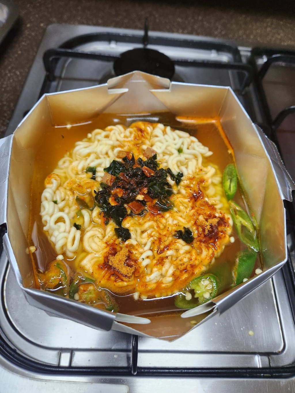 [나우보일] 종이냄비 1인용 냄비국자형앞접시 각12개