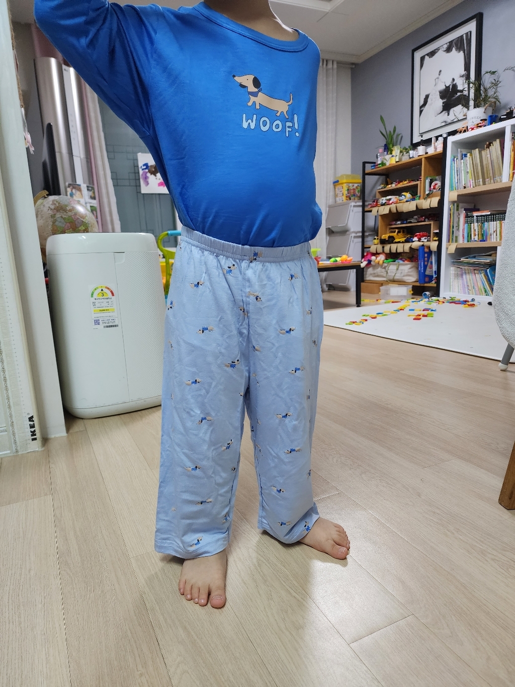 수아팜 남아 키즈 내의 강아지