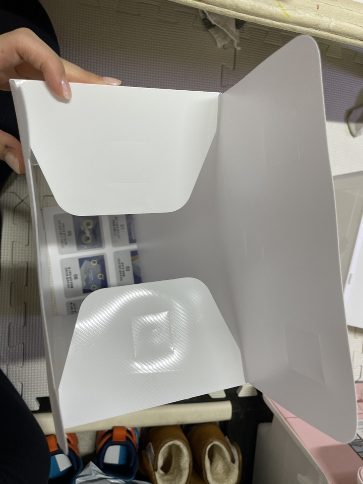 코멧 심플 조립식 신발정리함 화이트