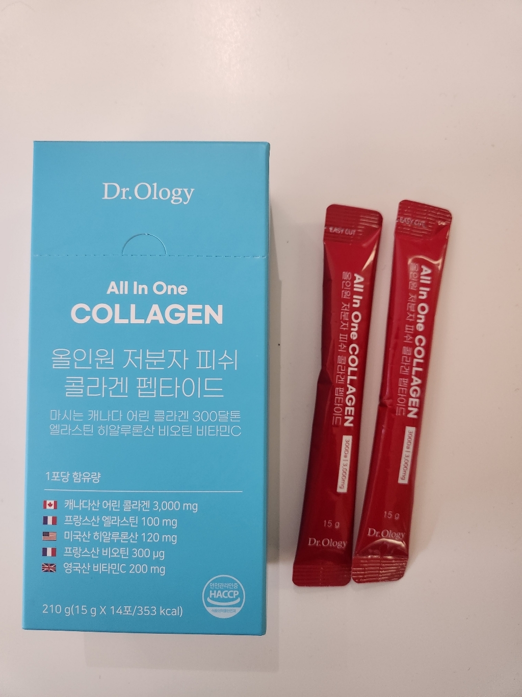 닥터올로지 올인원 저분자 피쉬 콜라겐 마시는 어린 300달톤 엘라스틴 히알루론산 비오틴