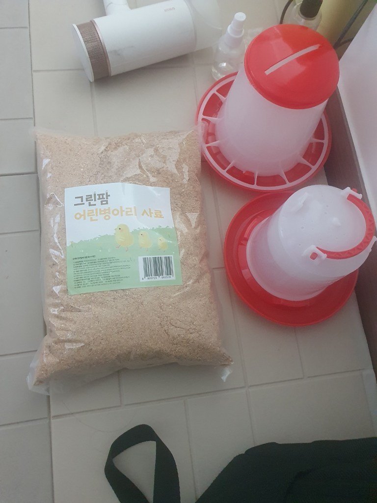 자동물통 닭 오리 병아리 물통 조류급수 닙플 닭모이