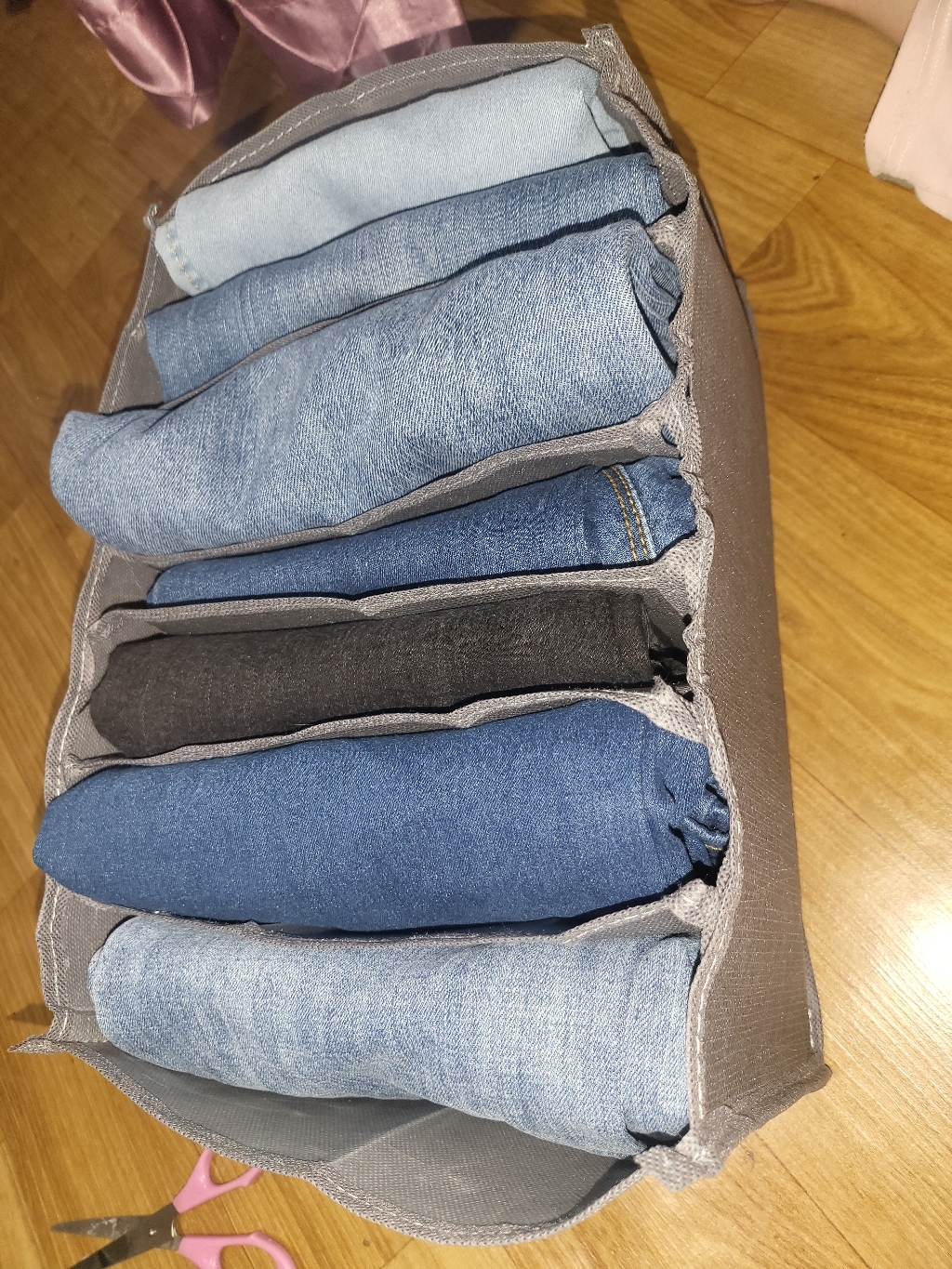 부직포 바지 니트 속옷 칸칸이 정리함 서랍칸막이