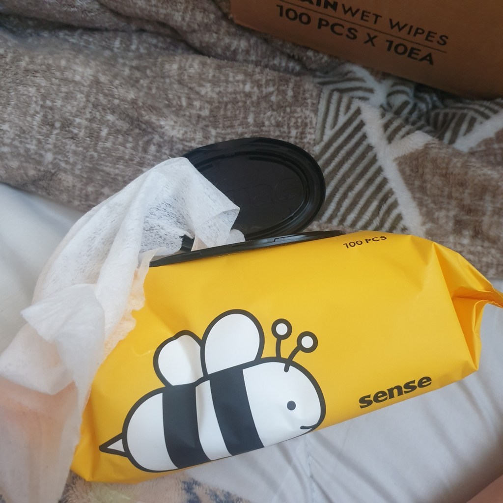 센스 물티슈 꿀벌 캡형
