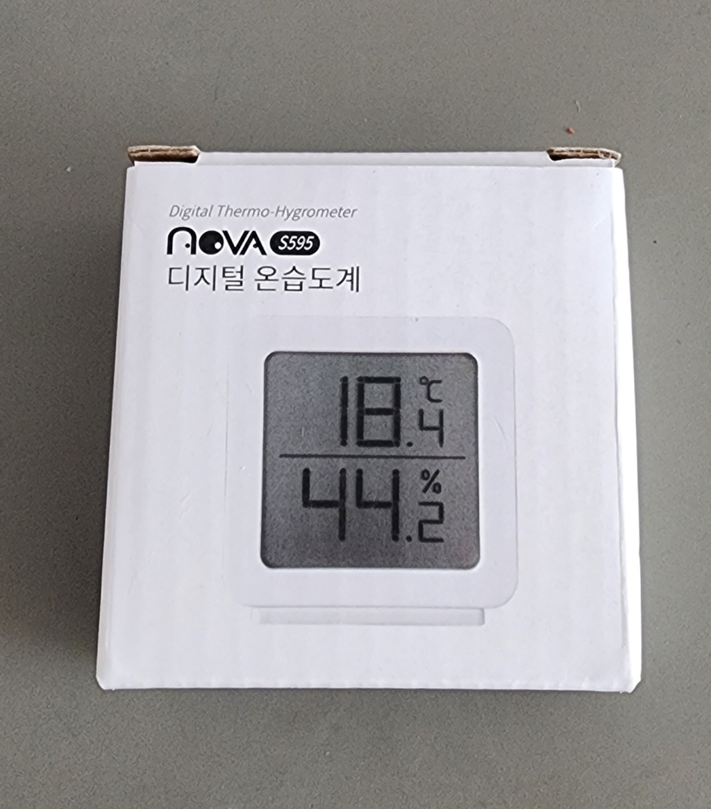 노바 디지털 온습도계 S595