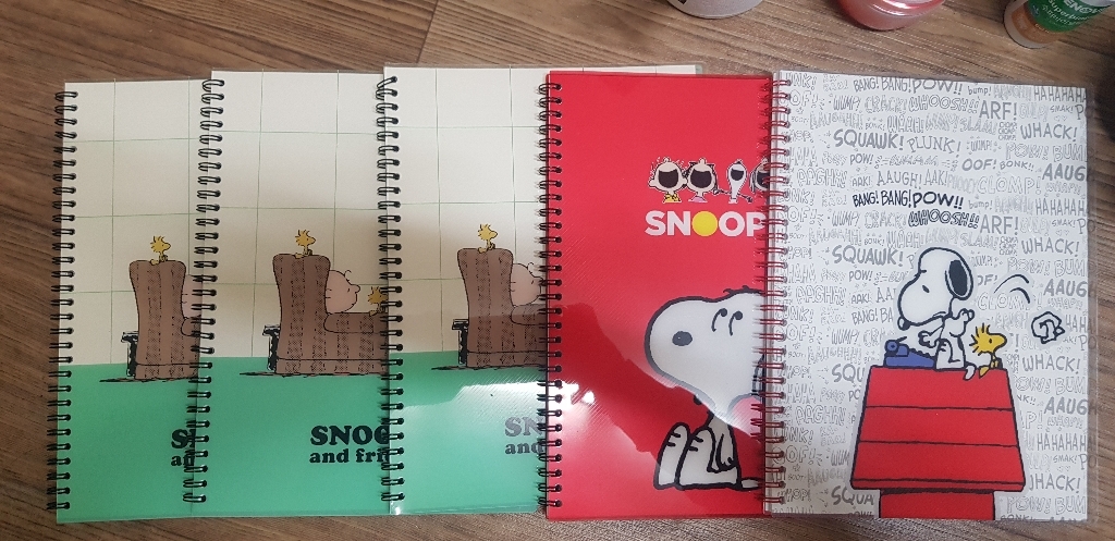 피너츠 스누피 스프링노트