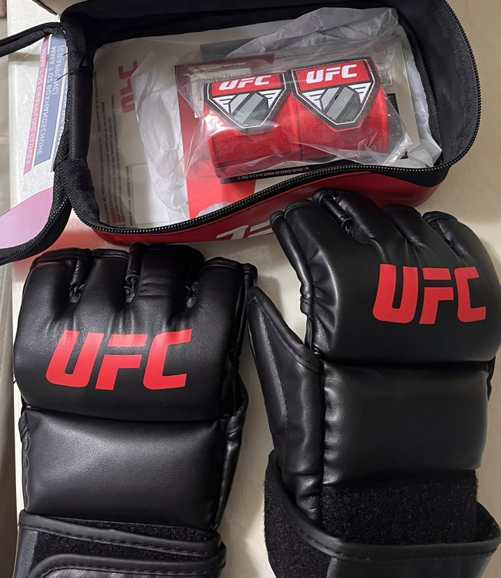 UFC A 그래플링 오픈핑거 글러브 블랙 리뷰 후기