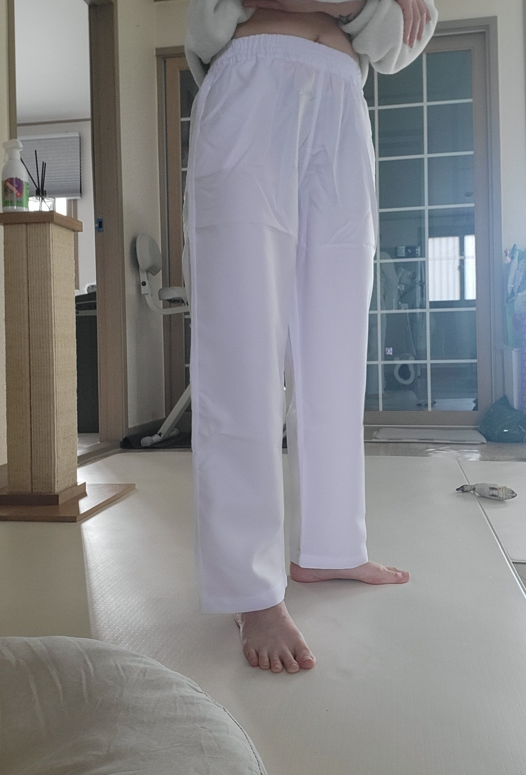 AWC 여위생바지 피부미용 바지