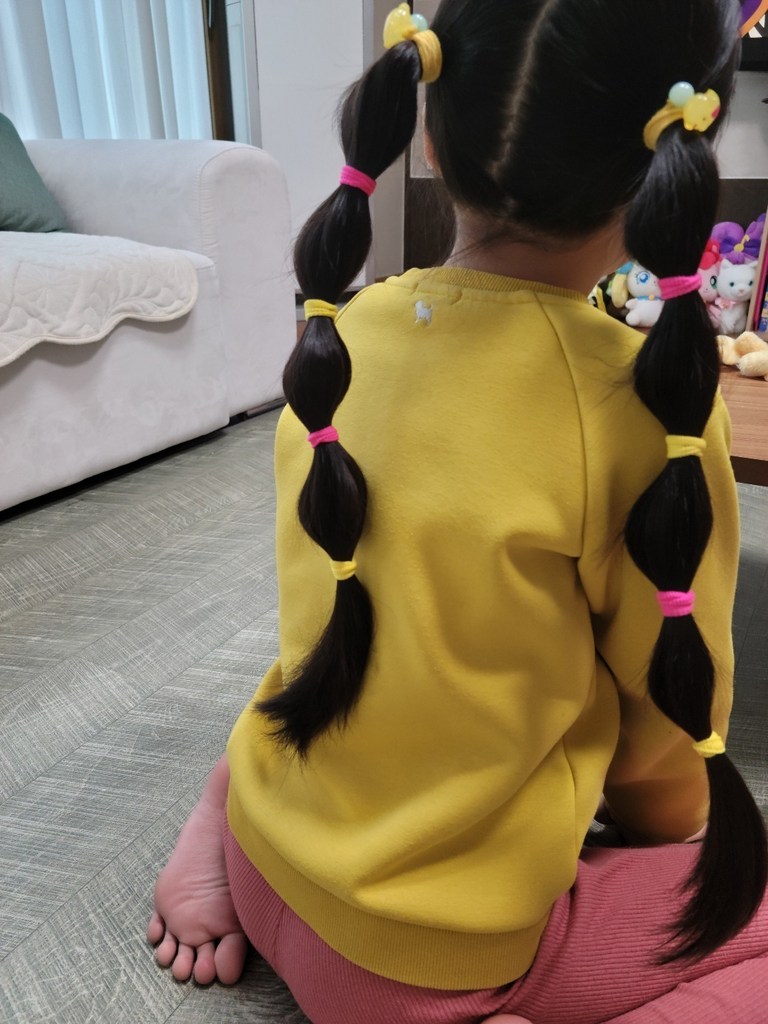 도도앤뉴 여아용 동글 동글 무팁 대용량 머리끈