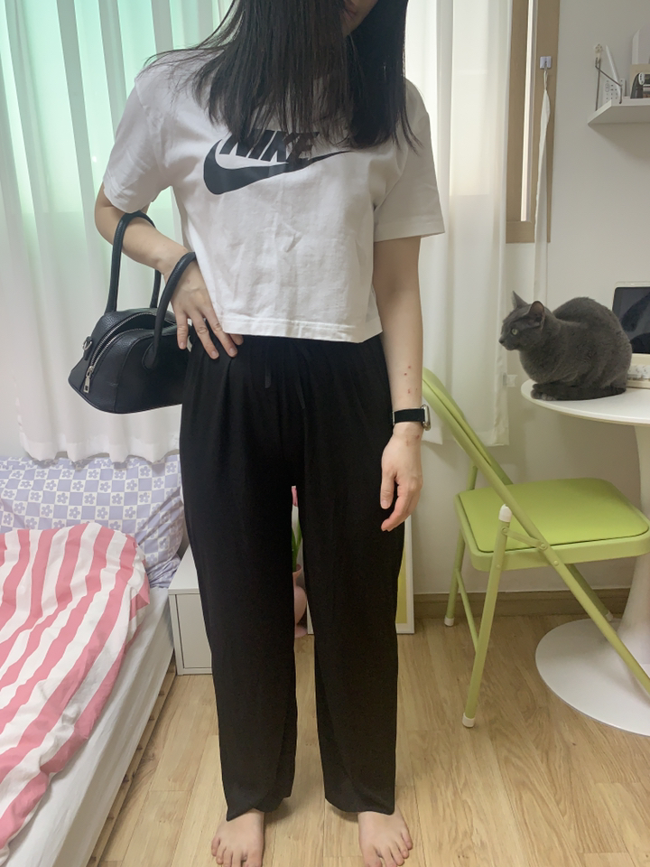 코마드 여성 와이드 밴딩 팬츠 WT230
