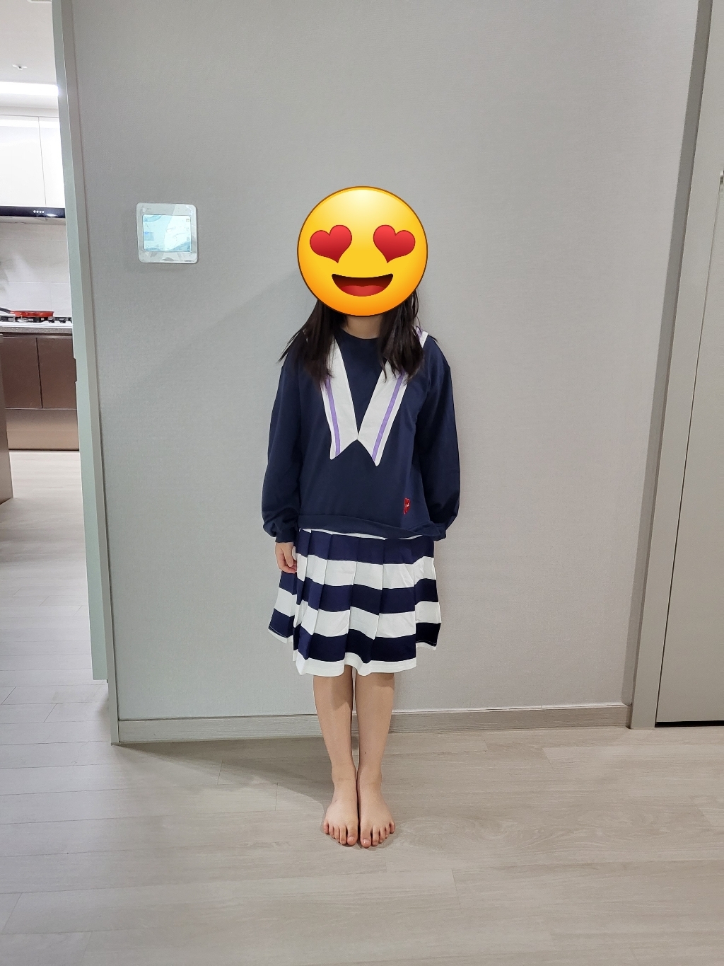 앤디애플 매력뿜뿜플리츠세일러원피스