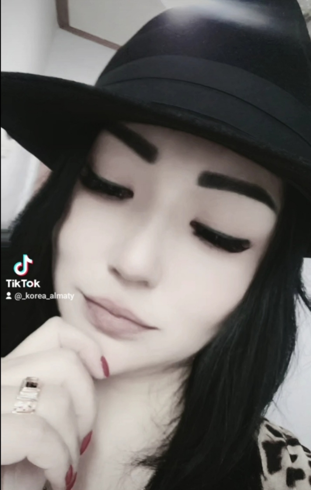 아이엠캡 베이직 스카프 모직 페도라