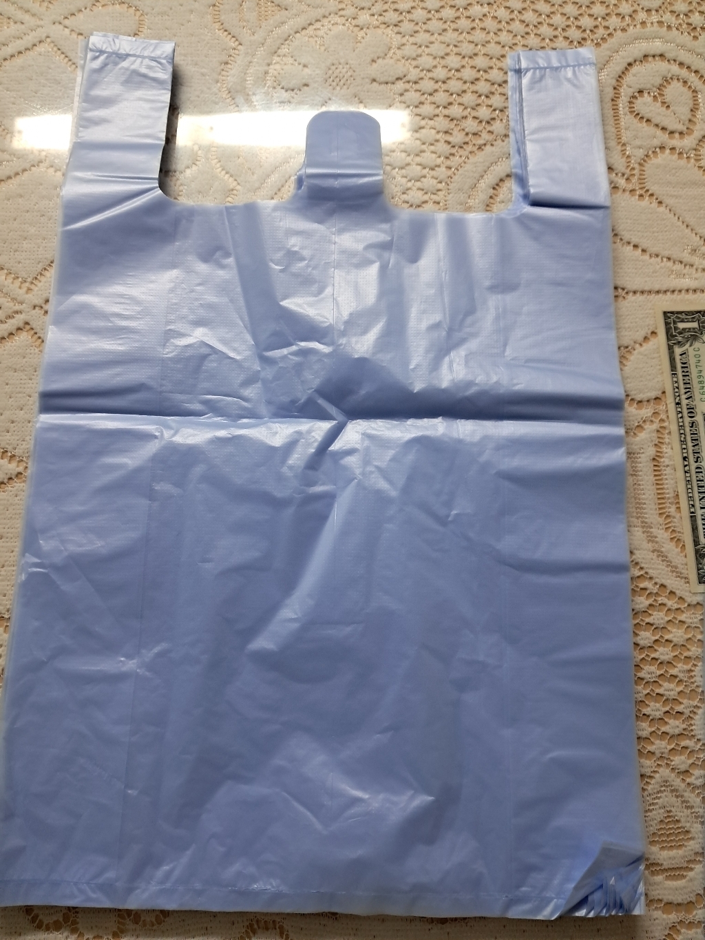 크린굿즈 손잡이 비닐봉투 백색, 70개, 10L