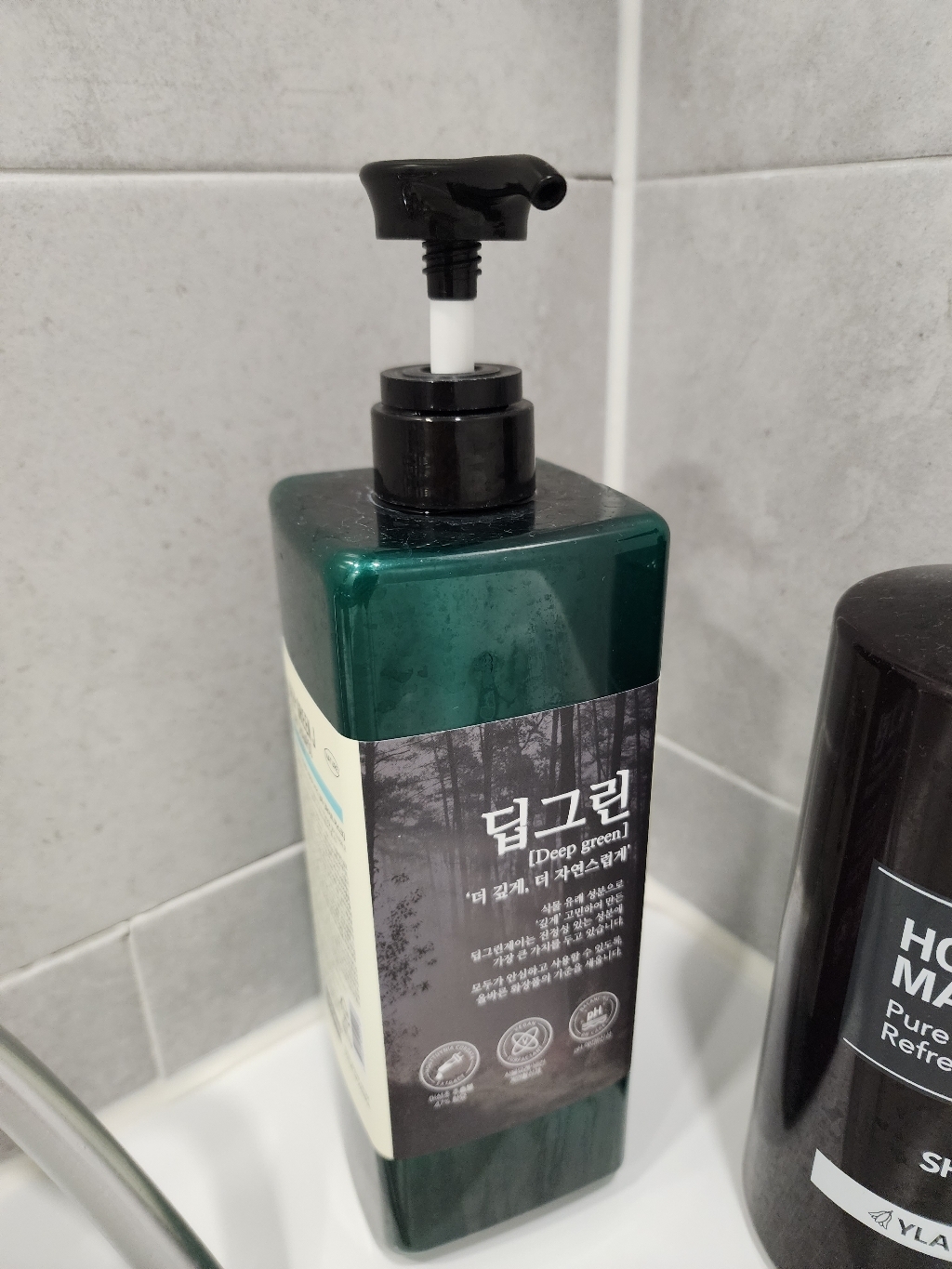 딥그린제이 네이처 비건 샴푸 화이트 머스크, 1L, 1개