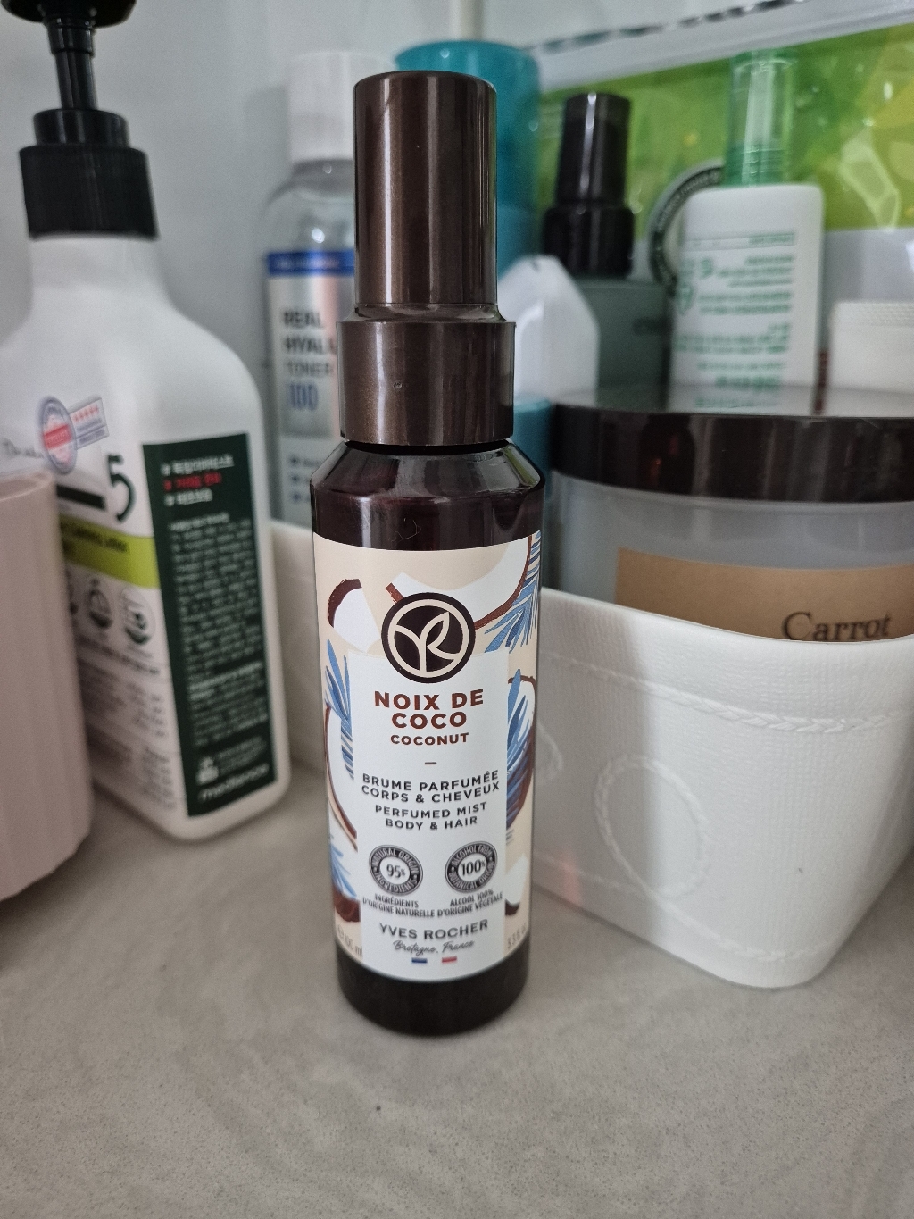 이브로쉐 퍼퓸드 바디 & 헤어 미스트 코코넛향, 100ml, 1개