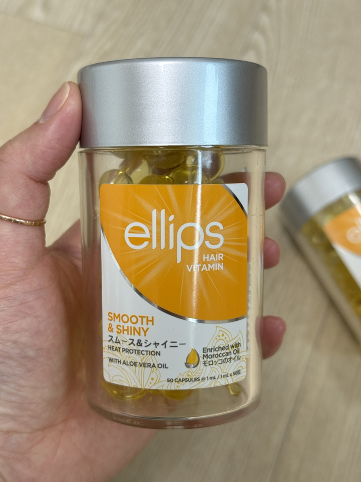 엘립스 헤어비타민 옐로우 스무스 샤이니 위드 알로에베라 헤어오일, 50ml, 2개