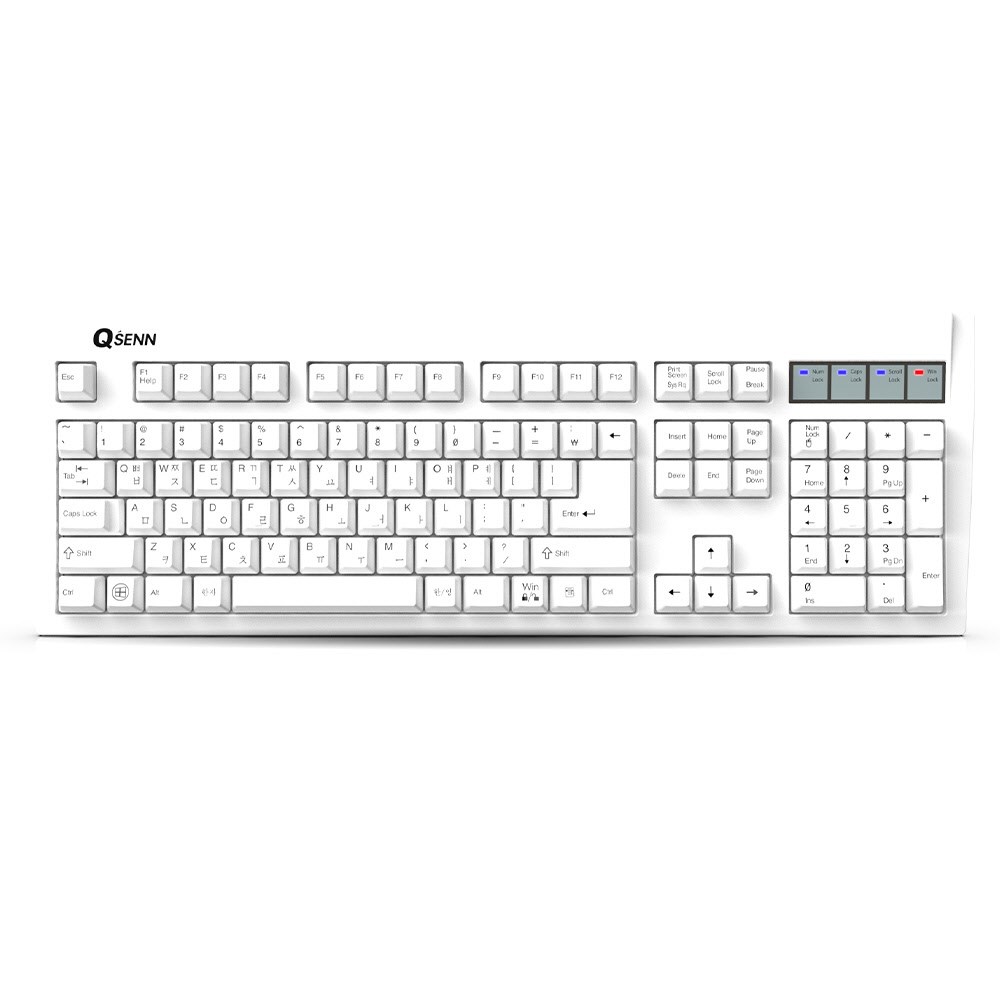 궁극의 게이밍 경험을 위한 큐센 USB 유선 일반형 키보드