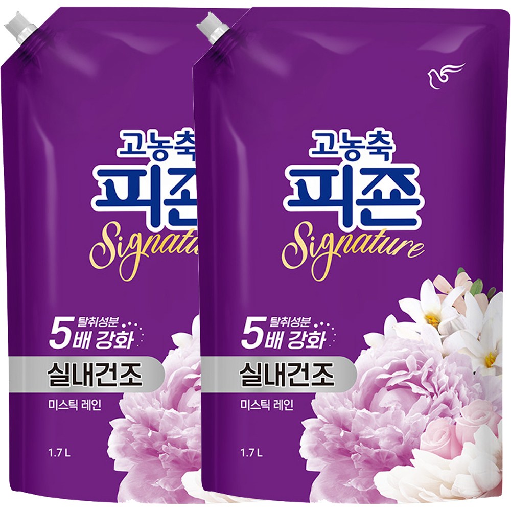 피죤 시그니처 미스틱 레인 리필 섬유유연제의 매력 고농축섬유유연제