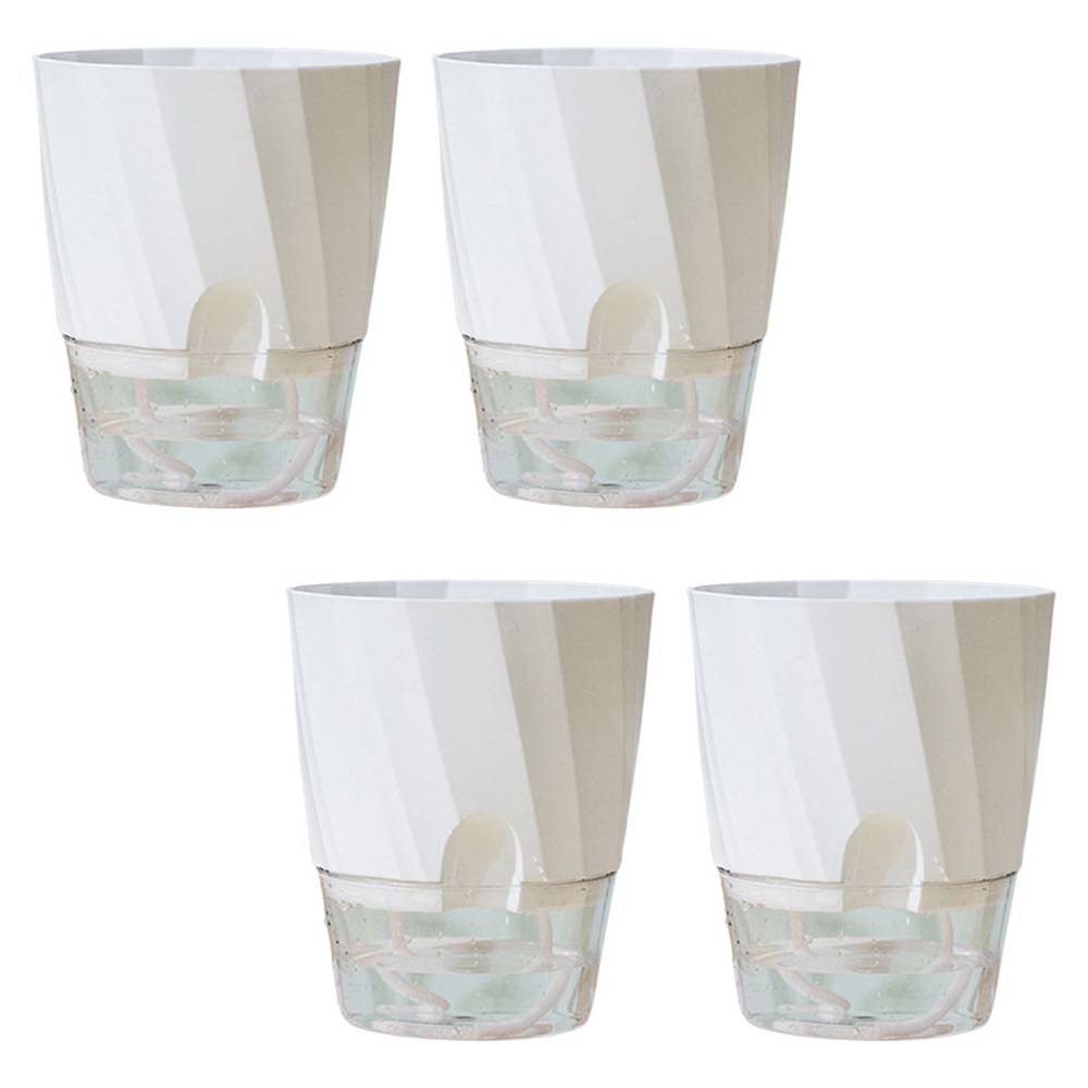 자동급수와 우아함의 조화: 앙플랜트 저면관수 플라스틱 화분으로 집에 생기를 불어넣으세요