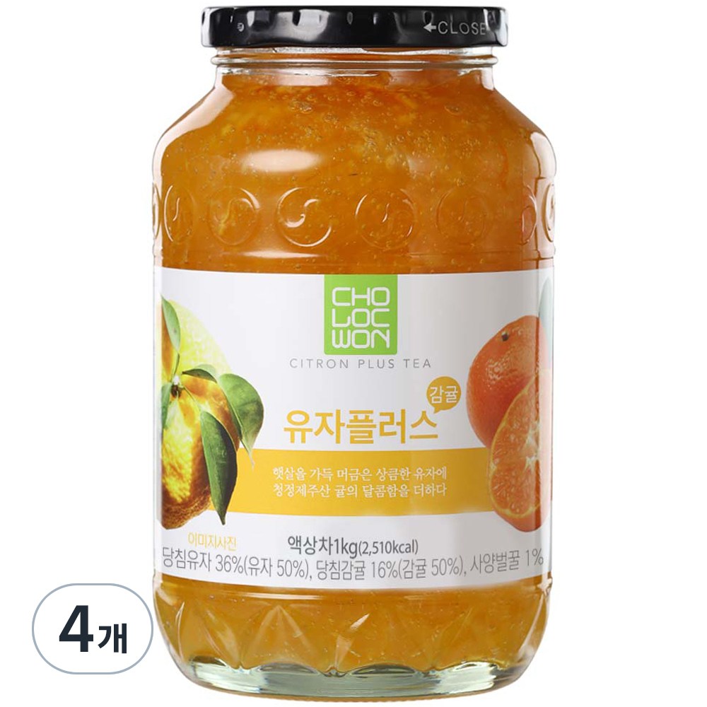 초록원 유자플러스감귤 차, 1kg, 1개입, 1개