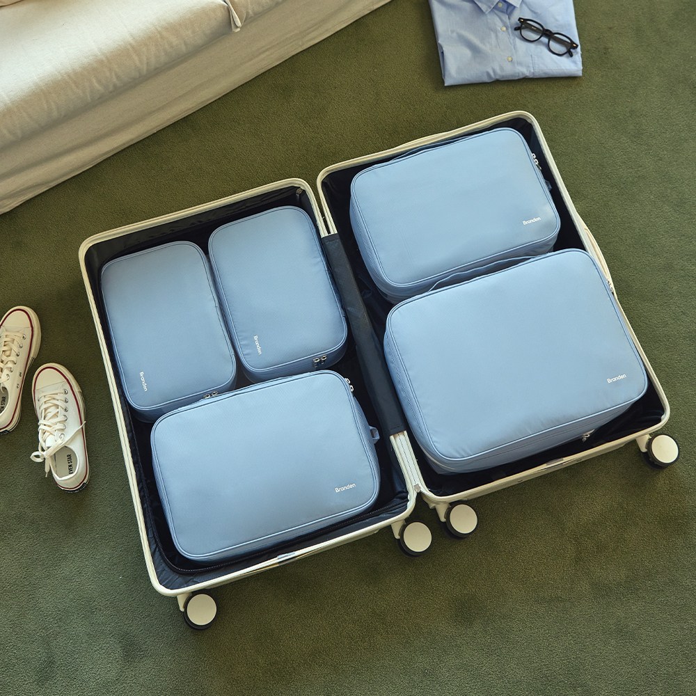 브랜든 2세대 여행용 부피순삭 압축 파우치 세트의 매력 브랜든압축파우치2세대