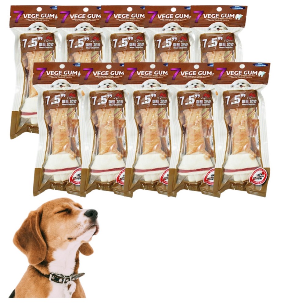 강아지 건강과 행복을 위한 베게 미트치킨껌