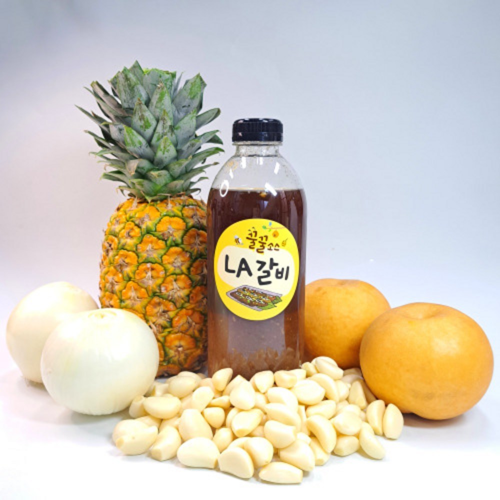 국산 재료로 완성하는 맛있는 갈비 요리의 비결, 꿀꿀소스 LA갈비양념장!