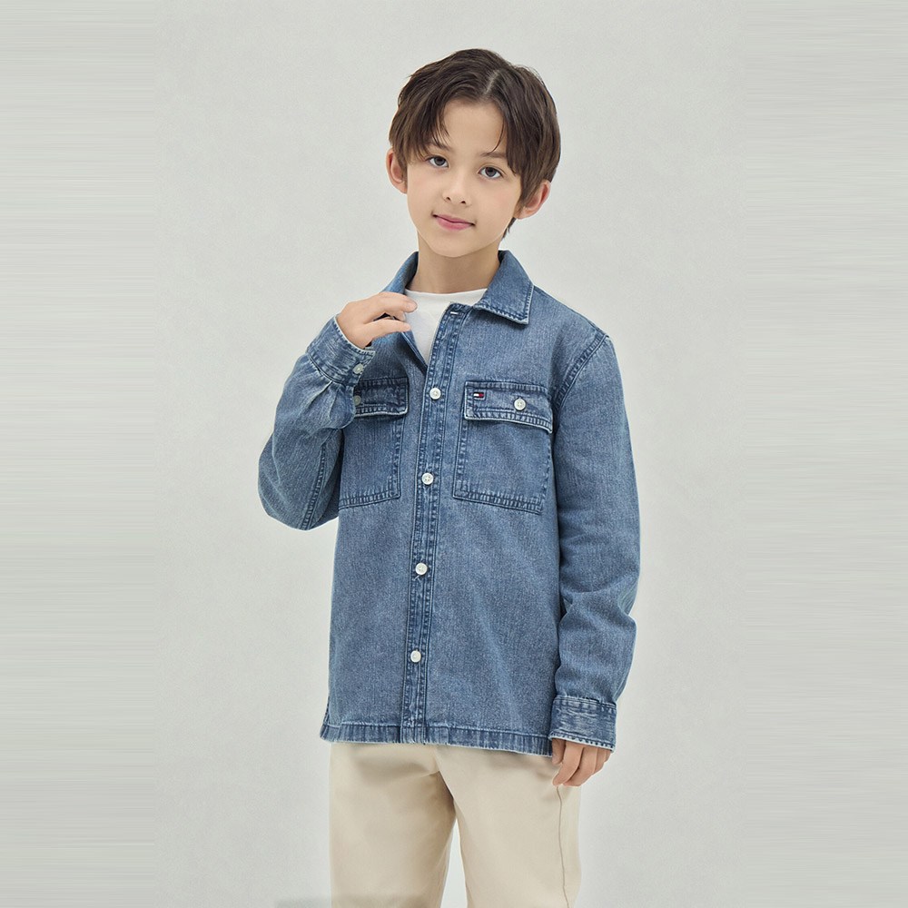 섬세한 디자인과 편안함이 조화된 타미힐피거 소프트 데님 셔츠