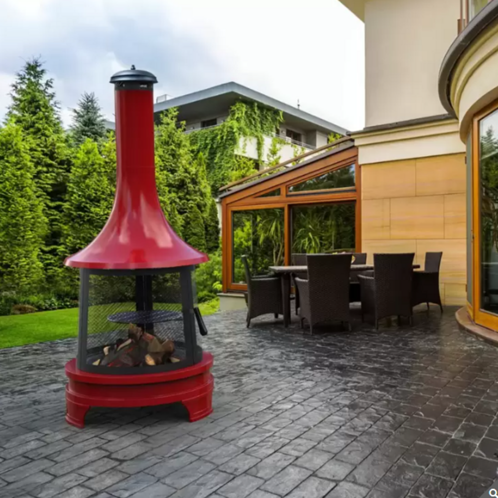 코스트코 야외용 쿠킹화로 레드: 낭만적인 아웃도어 경험을 선사하는 침니아 스타일 화로