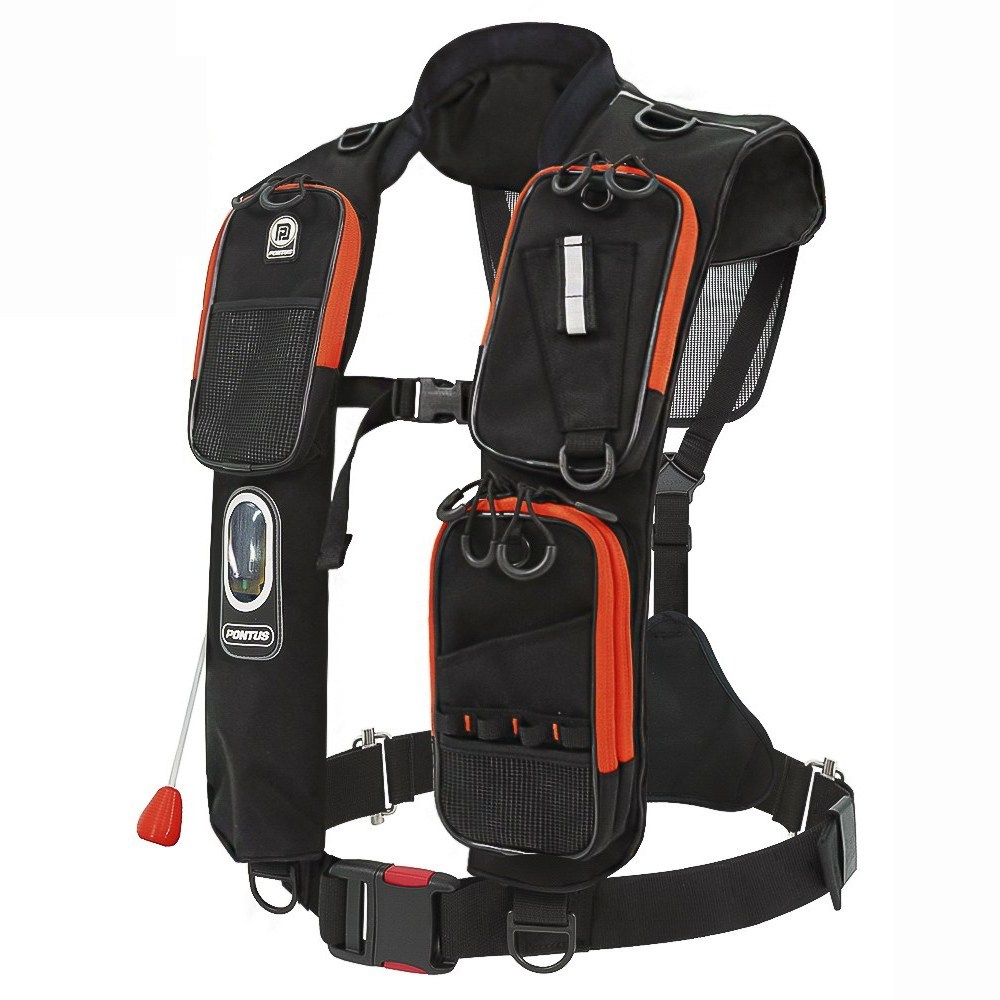 폰터스 자동팽창식 구명조끼 PL-9500: 안전과 편리함의 완벽한 조화 바다낚시구명조끼