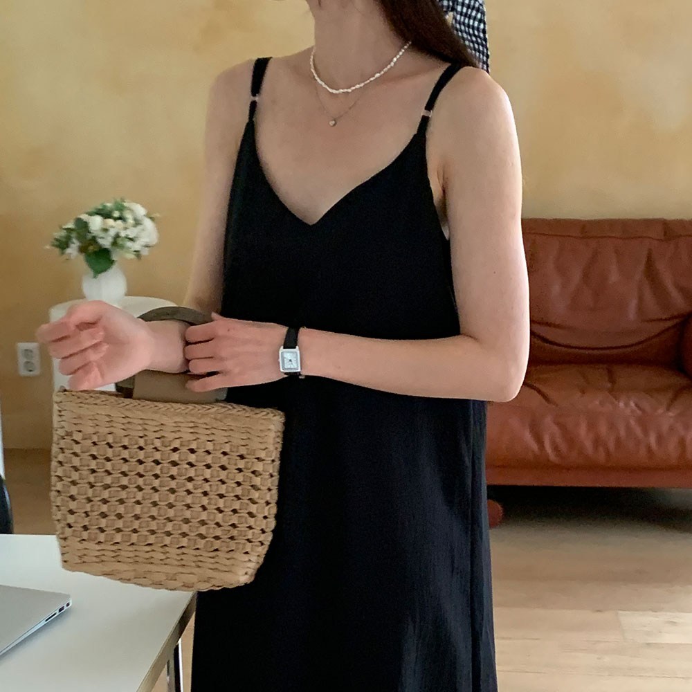 비소프 여성 블랙 롱 원피스 자켓 셋업 - 스타일과 실용성의 완벽 조화