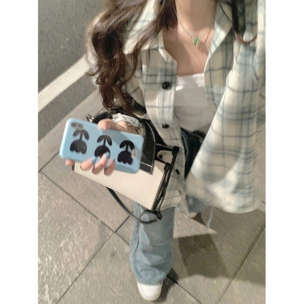 가을 스타일 완성, 체크 셔츠 아우터!