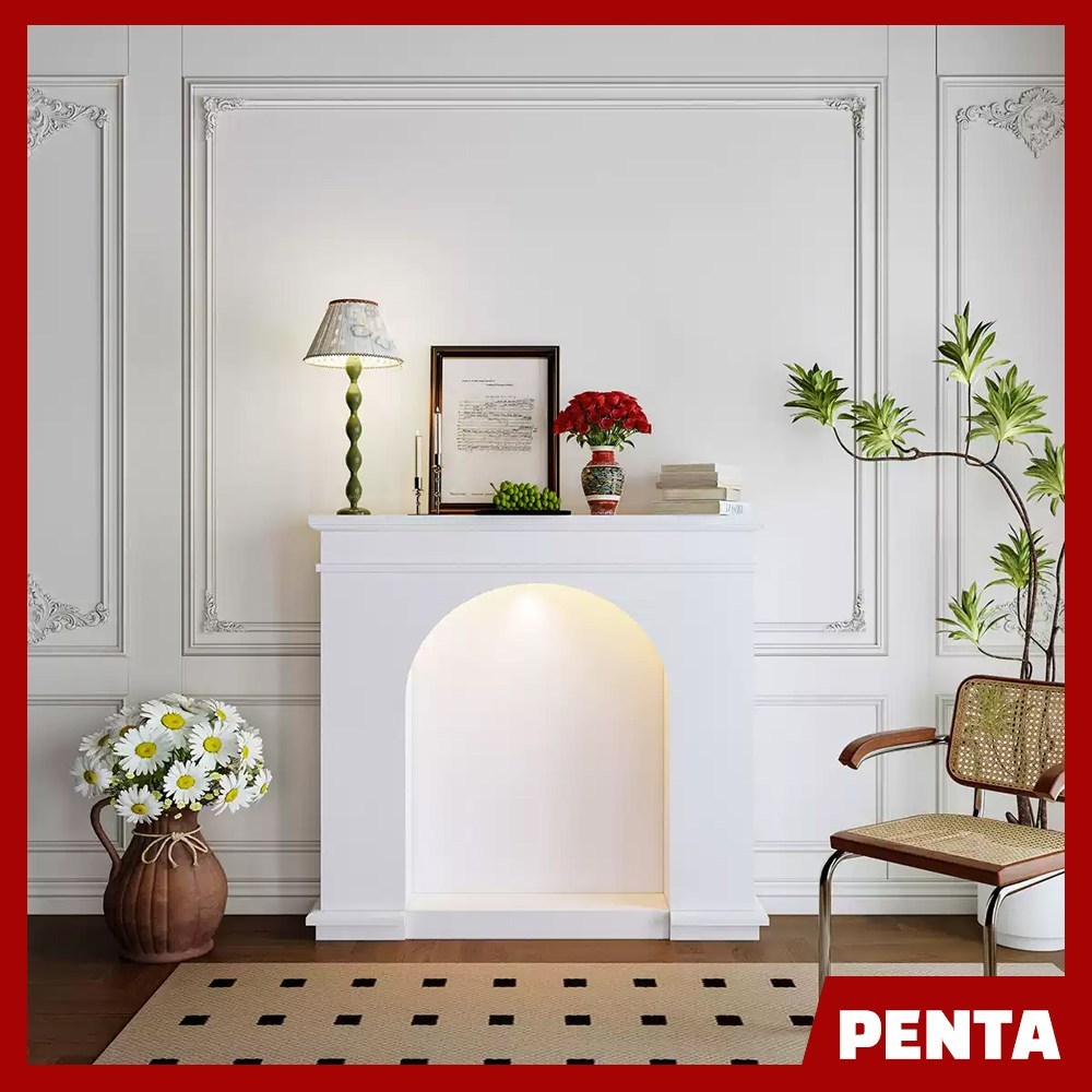 PENTA 벽난로 콘솔: 북유럽 감성을 담은 따뜻한 공간, 합리적인 가격으로 완성하세요.