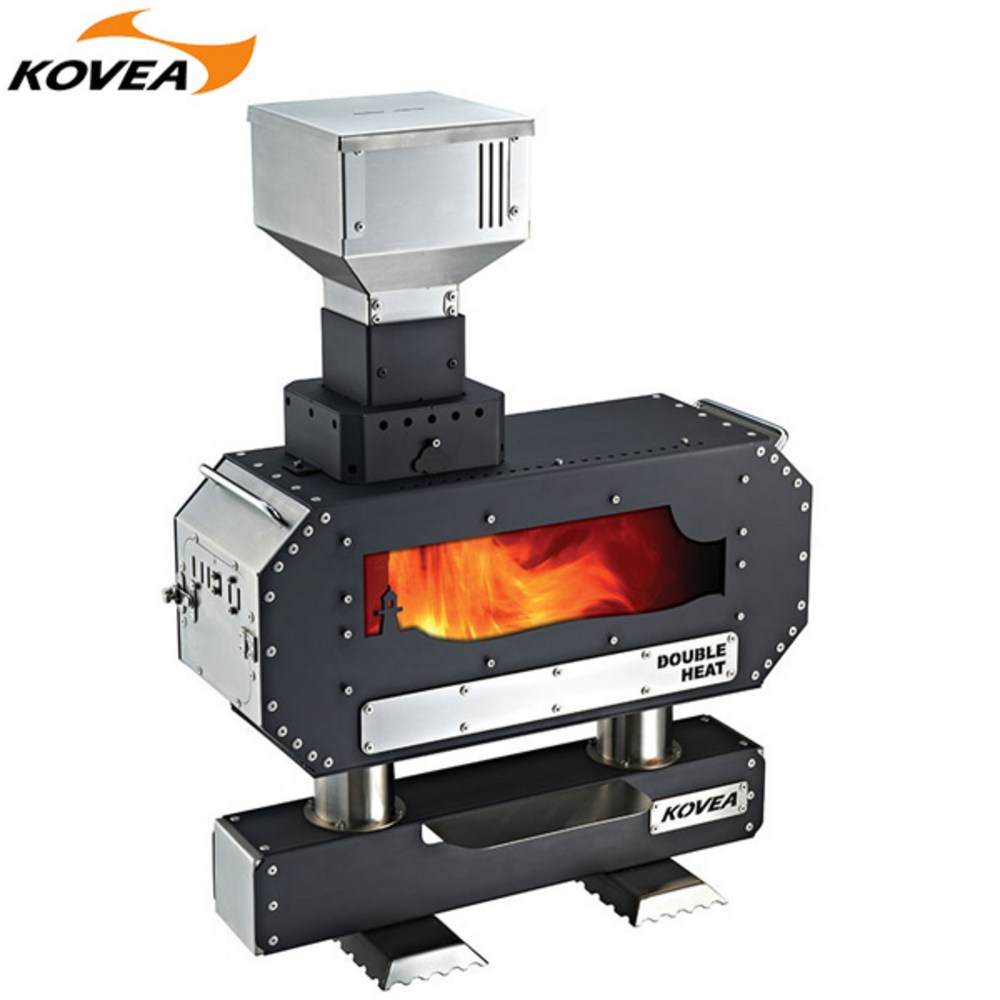 코베아 더블히트 화목난로: 겨울 캠핑의 따뜻한 낭만을 완성하다