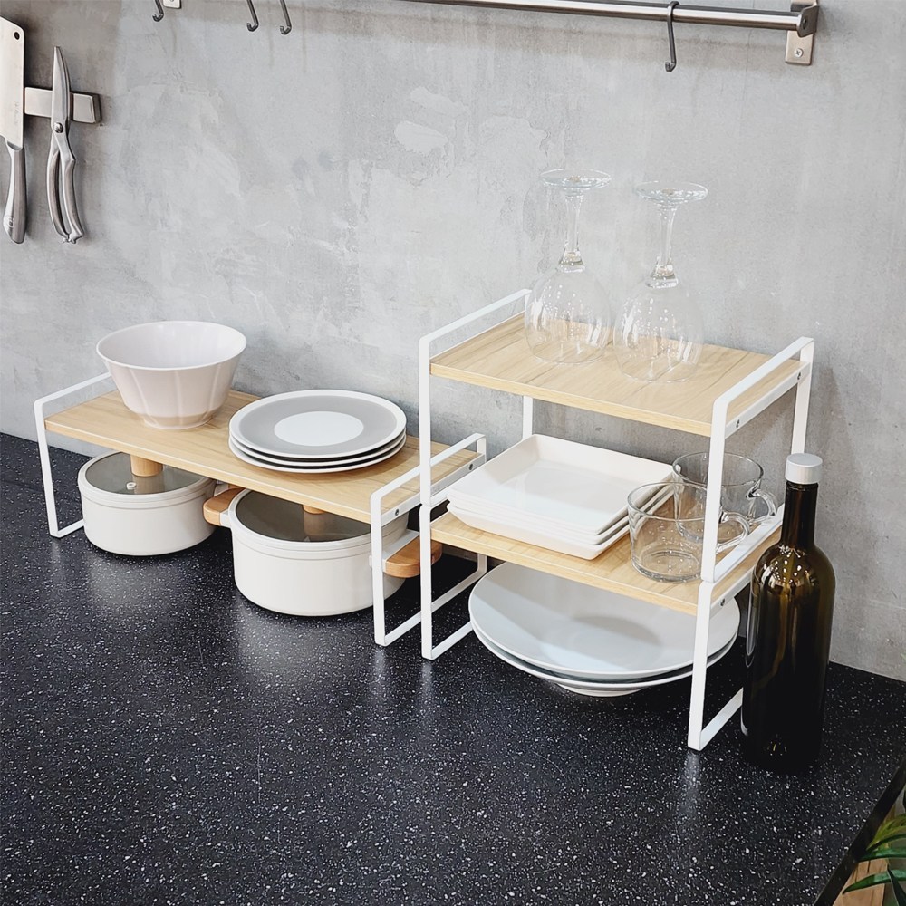 권스 모던 우드 주방선반: 깔끔한 주방, 행복한 요리의 시작!