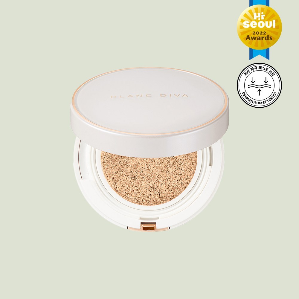 피부의 건강한 빛을 위한 비결: 블랑디바 글림 커버리지 쿠션