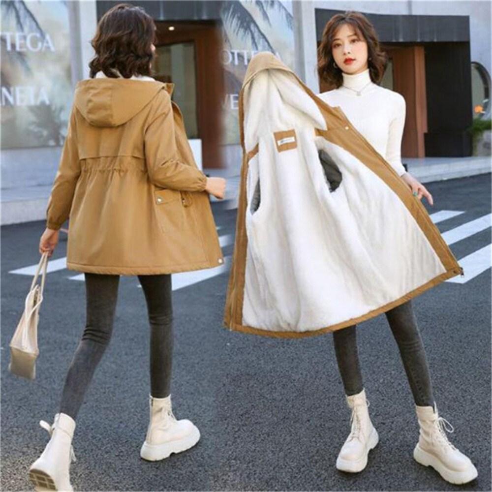 초봄 여성 기모자켓 / 후드집업 자켓 / 바람막이 점퍼 / 숏 코트 / WT24101081 58