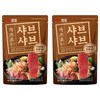 샘표 가쓰오 샤브샤브 육수 3~4인분, 200g, 2개