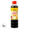 몽고간장 만능맛간장 조림 볶음용, 500ml, 4개