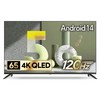 더함 CHIQ 4K UHD QLED DLG 120Hz 돌비 AI 스마트 구글5.0 TV, 165cm(65인치), UA651QLED Google5.0 120Hz 2025, 벽걸이형, 방문설치