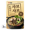 샘표 담백한 샤브샤브 육수, 200g, 3개