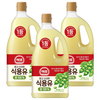 해표 콩기름 식용유, 1.5L, 3개
