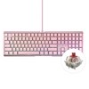 CHERRY 키보드 MX 3.1 RGB MX2A 축 게이밍 기계식 키보드, 핑크, G80-3890HHAKR-9, 저소음 적축