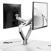 알파스캔 AOC 울트라 듀얼 모니터암 AM420, 1개, 프리미어 실버(AM420S)