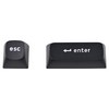 키크론 OSA 더블샷 PBT 키보드 교체용 커스텀 포인트 키캡 ESC + ENTER 세트, 블랙, JM-242
